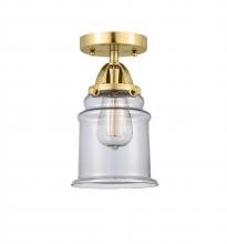  288-1C-SG-G182 - Canton - 1 Light - 6 inch - Satin Gold - Semi-Flush Mount