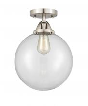  288-1C-SN-G202-10-LED - Beacon - 1 Light - 10 inch - Brushed Satin Nickel - Semi-Flush Mount