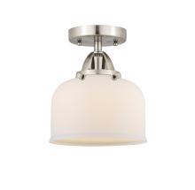  288-1C-SN-G71-LED - Bell - 1 Light - 8 inch - Brushed Satin Nickel - Semi-Flush Mount