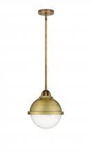  288-1S-BB-HFS-84-BB-LED - Hampden - 1 Light - 9 inch - Brushed Brass - Cord hung - Mini Pendant