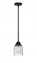  288-1S-BK-G54-LED - Bell - 1 Light - 5 inch - Matte Black - Cord hung - Mini Pendant