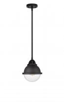  288-1S-BK-HFS-62-BK-LED - Hampden - 1 Light - 7 inch - Matte Black - Cord hung - Mini Pendant