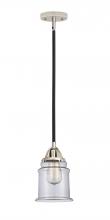  288-1S-BPN-G182-LED - Canton - 1 Light - 6 inch - Black Polished Nickel - Cord hung - Mini Pendant