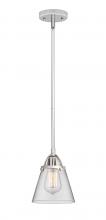  288-1S-PC-G62 - Cone - 1 Light - 6 inch - Polished Chrome - Cord hung - Mini Pendant