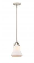  288-1S-PN-G191 - Bellmont - 1 Light - 6 inch - Polished Nickel - Cord hung - Mini Pendant