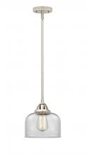  288-1S-PN-G72-LED - Bell - 1 Light - 8 inch - Polished Nickel - Cord hung - Mini Pendant