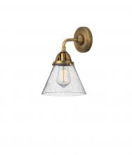  288-1W-BB-G44-LED - Cone - 1 Light - 8 inch - Brushed Brass - Sconce