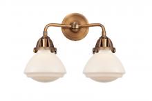  288-2W-AC-G321 - Olean - 2 Light - 15 inch - Antique Copper - Bath Vanity Light