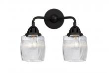  288-2W-BK-G302-LED - Colton - 2 Light - 14 inch - Matte Black - Bath Vanity Light