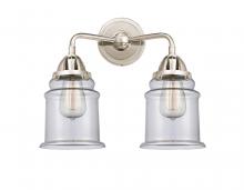  288-2W-PN-G182-LED - Canton - 2 Light - 14 inch - Polished Nickel - Bath Vanity Light