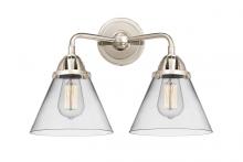  288-2W-PN-G42-LED - Cone - 2 Light - 16 inch - Polished Nickel - Bath Vanity Light