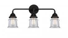  288-3W-BK-G182S-LED - Canton - 3 Light - 23 inch - Matte Black - Bath Vanity Light