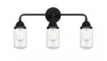  288-3W-BK-G312 - Dover - 3 Light - 23 inch - Matte Black - Bath Vanity Light