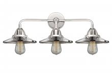  288-3W-PC-M7-PC-LED - Railroad - 3 Light - 26 inch - Polished Chrome - Bath Vanity Light