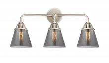  288-3W-PN-G63-LED - Cone - 3 Light - 24 inch - Polished Nickel - Bath Vanity Light