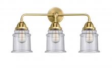  288-3W-SG-G184 - Canton - 3 Light - 24 inch - Satin Gold - Bath Vanity Light