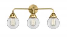  288-3W-SG-G202-6-LED - Beacon - 3 Light - 24 inch - Satin Gold - Bath Vanity Light