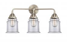  288-3W-SN-G182 - Canton - 3 Light - 24 inch - Brushed Satin Nickel - Bath Vanity Light