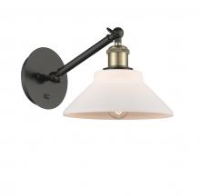  317-1W-BAB-G131-LED - Orwell - 1 Light - 8 inch - Black Antique Brass - Sconce