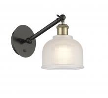  317-1W-BAB-G411-LED - Dayton - 1 Light - 6 inch - Black Antique Brass - Sconce