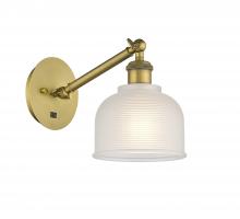  317-1W-BB-G411-LED - Dayton - 1 Light - 6 inch - Brushed Brass - Sconce