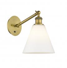  317-1W-BB-GBC-81 - Berkshire - 1 Light - 8 inch - Brushed Brass - Sconce