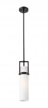  426-1S-BK-G426-15WH - Utopia - 1 Light - 5 inch - Matte Black - Pendant