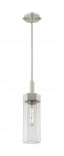  427-1S-SN-G427-14CL - Claverack - 1 Light - 6 inch - Satin Nickel - Pendant