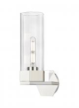  427-1W-PN-G427-14CL - Claverack - 1 Light - 6 inch - Polished Nickel - Sconce