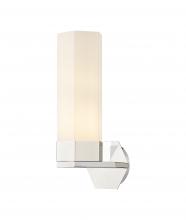  427-1W-PN-G427-14WH - Claverack - 1 Light - 6 inch - Polished Nickel - Sconce