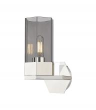  427-1W-PN-G427-9SM - Claverack - 1 Light - 6 inch - Polished Nickel - Sconce