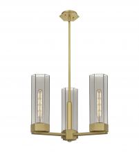  427-3CR-BB-G427-14SM - Claverack - 3 Light - 22 inch - Brushed Brass - Pendant