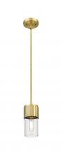  428-1S-BB-G428-7CL - Bolivar - 1 Light - 5 inch - Brushed Brass - Pendant