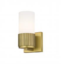  428-1W-BB-G428-7WH - Bolivar - 1 Light - 5 inch - Brushed Brass - Sconce