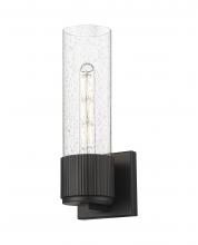  428-1W-BK-G428-12SDY - Bolivar - 1 Light - 5 inch - Matte Black - Sconce