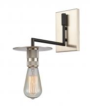  432-1W-BSN-BB-60-A - Aurora - 1 Light - 6 inch - Black Satin Nickel - Sconce