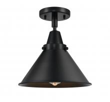  447-1C-BK-M10-BK - Briarcliff - 1 Light - 10 inch - Matte Black - Flush Mount