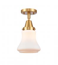  447-1C-SG-G191 - Bellmont - 1 Light - 6 inch - Satin Gold - Flush Mount