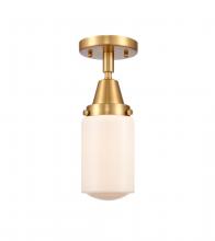  447-1C-SG-G311-LED - Dover - 1 Light - 5 inch - Satin Gold - Flush Mount