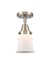  447-1C-SN-G181S-LED - Canton - 1 Light - 6 inch - Brushed Satin Nickel - Flush Mount