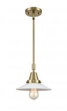  447-1S-AB-G1 - Halophane - 1 Light - 9 inch - Antique Brass - Mini Pendant