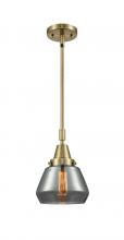  447-1S-AB-G173 - Fulton - 1 Light - 7 inch - Antique Brass - Mini Pendant