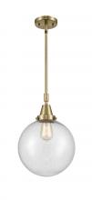  447-1S-AB-G204-10-LED - Beacon - 1 Light - 10 inch - Antique Brass - Mini Pendant