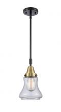  447-1S-BAB-G192 - Bellmont - 1 Light - 7 inch - Black Antique Brass - Mini Pendant