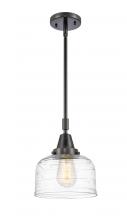  447-1S-BK-G713-LED - Bell - 1 Light - 8 inch - Matte Black - Mini Pendant