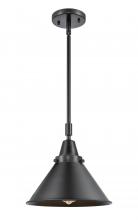  447-1S-BK-M10-BK - Briarcliff - 1 Light - 10 inch - Matte Black - Mini Pendant