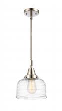  447-1S-PN-G713-LED - Bell - 1 Light - 8 inch - Polished Nickel - Mini Pendant