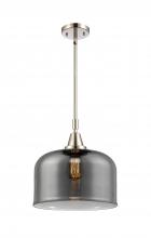  447-1S-PN-G73-L-LED - Bell - 1 Light - 12 inch - Polished Nickel - Mini Pendant