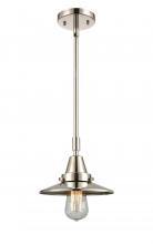  447-1S-PN-M1 - Railroad - 1 Light - 8 inch - Polished Nickel - Mini Pendant