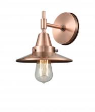  447-1W-AC-M3-AC-LED - Railroad - 1 Light - 8 inch - Antique Copper - Sconce